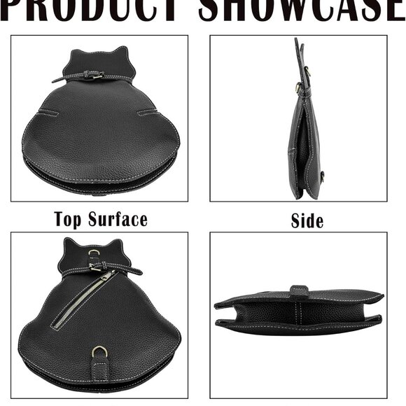 Lightweight Adjustable Cat Sling Bag - Perfect for Daily Essentials and Travel - Picture 4 of 7